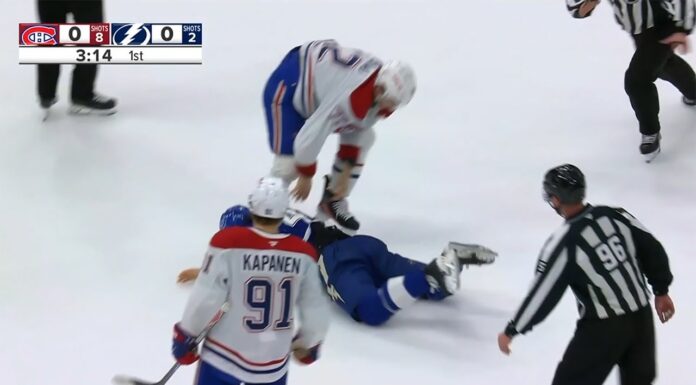 Nocna Zmiana z NHL: Big Braz i nokaut czysto na szczękę. Hokej