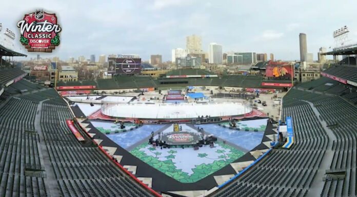 Hokej Winter Classic Wirgley Field