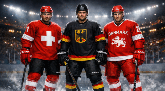 Hokej Igrzyska Niemcy Dania Szwajcaria