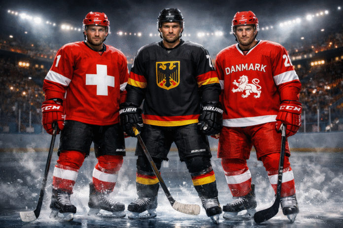 Hokej Igrzyska Niemcy Dania Szwajcaria