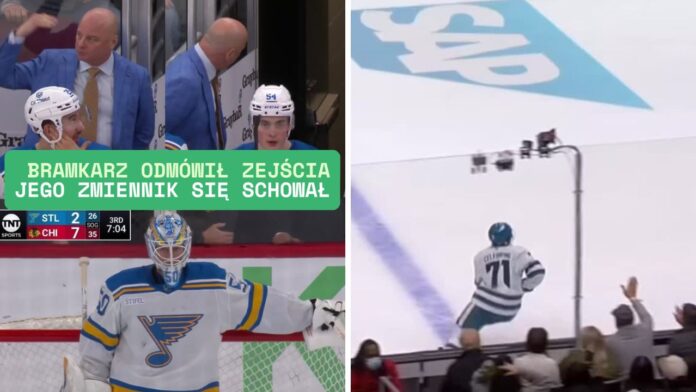 Hokej NHL Binnington Montgomery Celebrini Hofer
