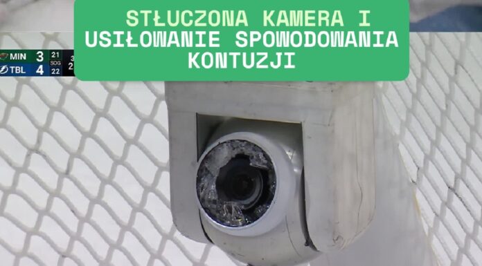 Raport z NHL. Stłuczona kamera i usiłowanie spowodowania kontuzji. Hokej