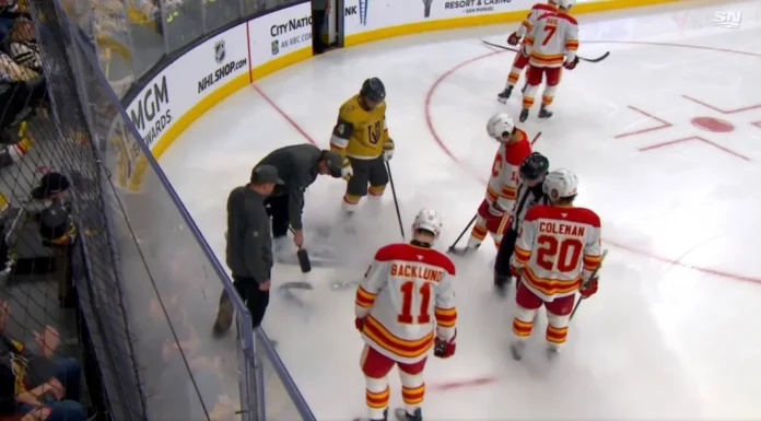 40-minutowa przerwa w meczu NHL! Nie mogli naprawić dziury w lodzie